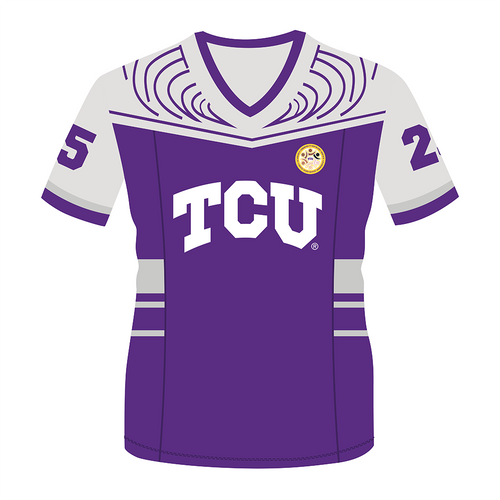 TCU Twill Fan Cut Football Jersey